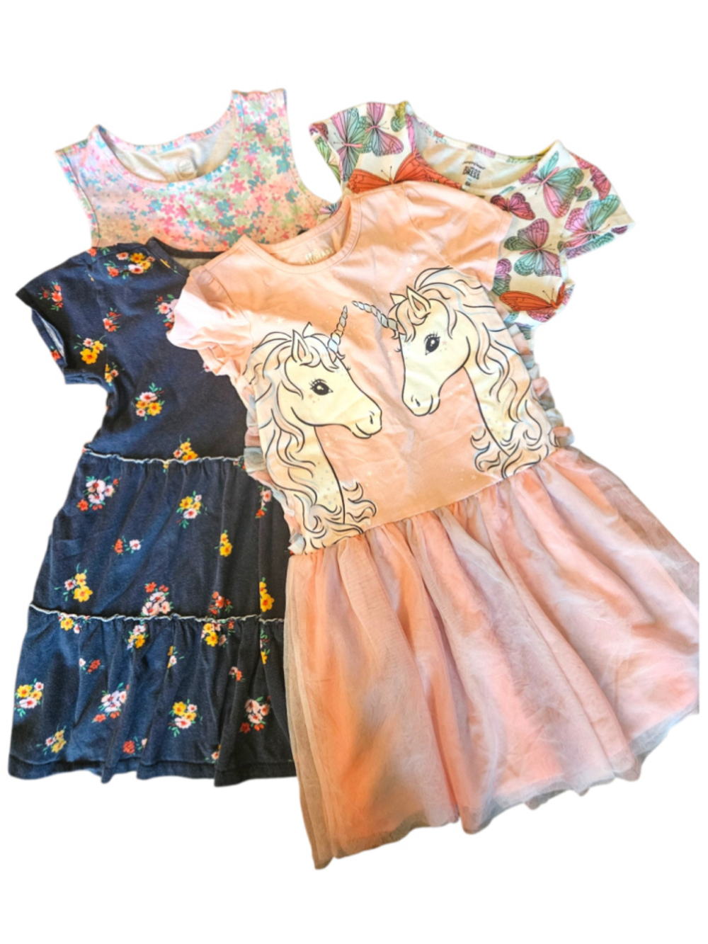 Lot of Girls Knit Summer Dresses Jumping Beans Old Navy Epic Threads Size 6X